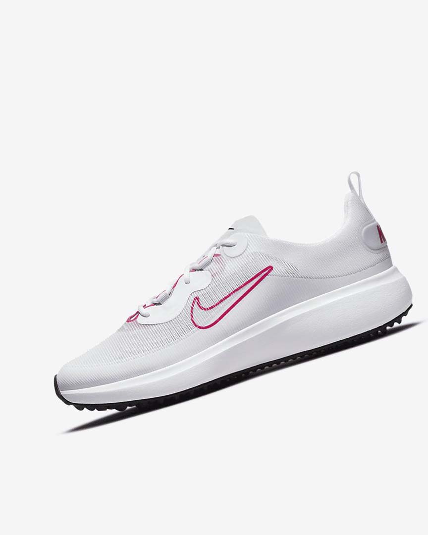 Nike Ace Summerlite Golfsko Dame Hvite Svarte Rosa | NO4630