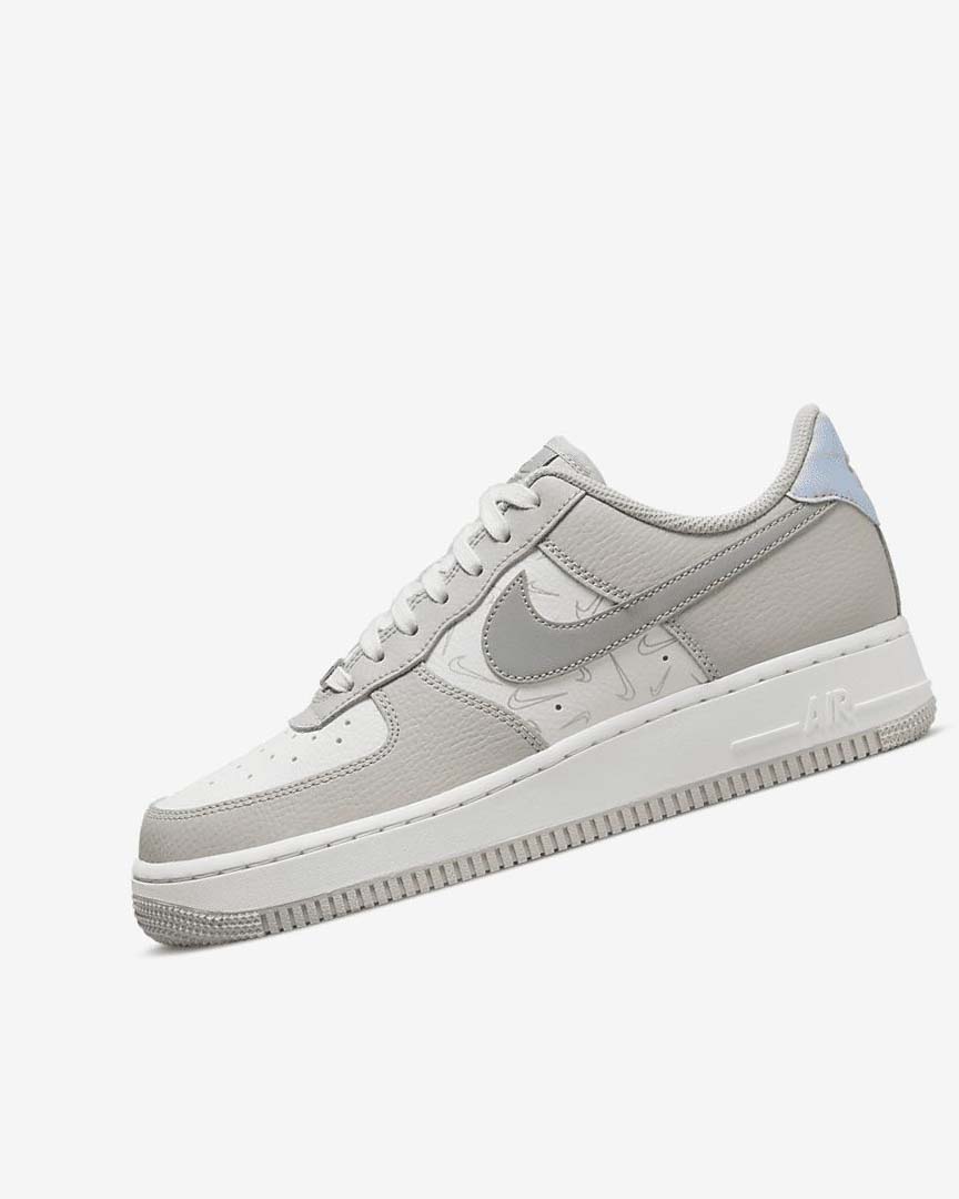 Nike Air Force 1 \'07 Joggesko Dame Hvite Metal Sølv Platina | NO3140