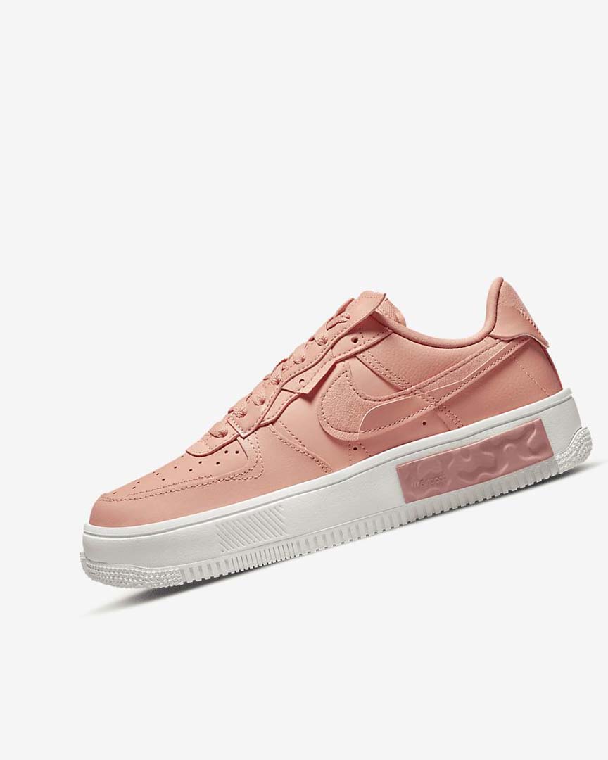 Nike Air Force 1 Fontanka Joggesko Dame Hvite Rød Rosa Lyse | NO2430