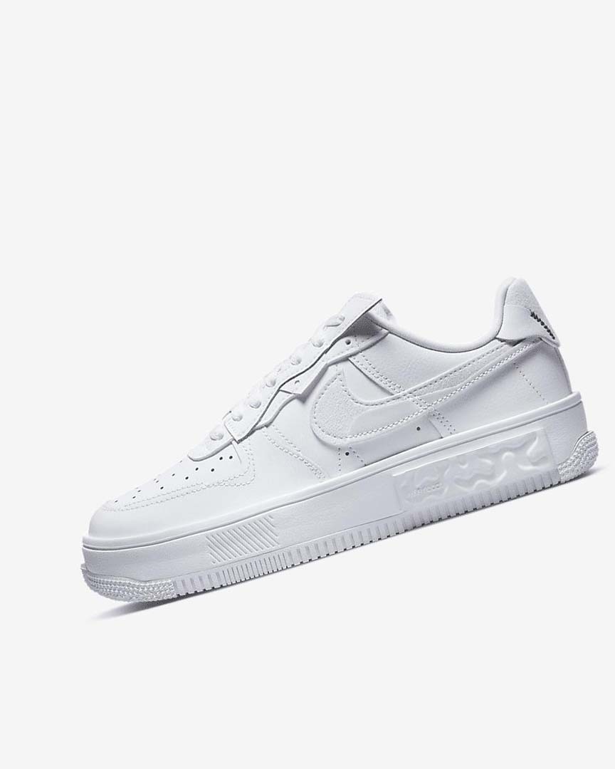 Nike Air Force 1 Fontanka Joggesko Dame Hvite Hvite Hvite Hvite | NO2554