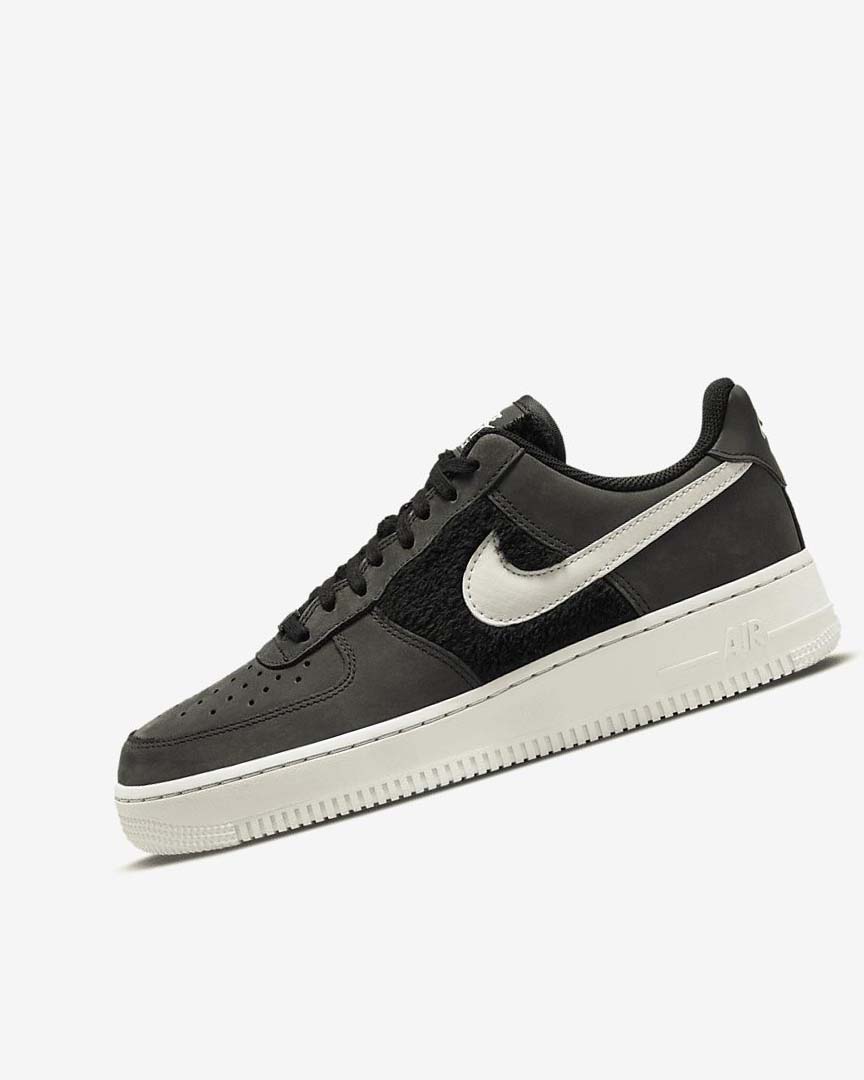 Nike Air Force 1 Joggesko Dame Svarte Lyse Beige | NO2851