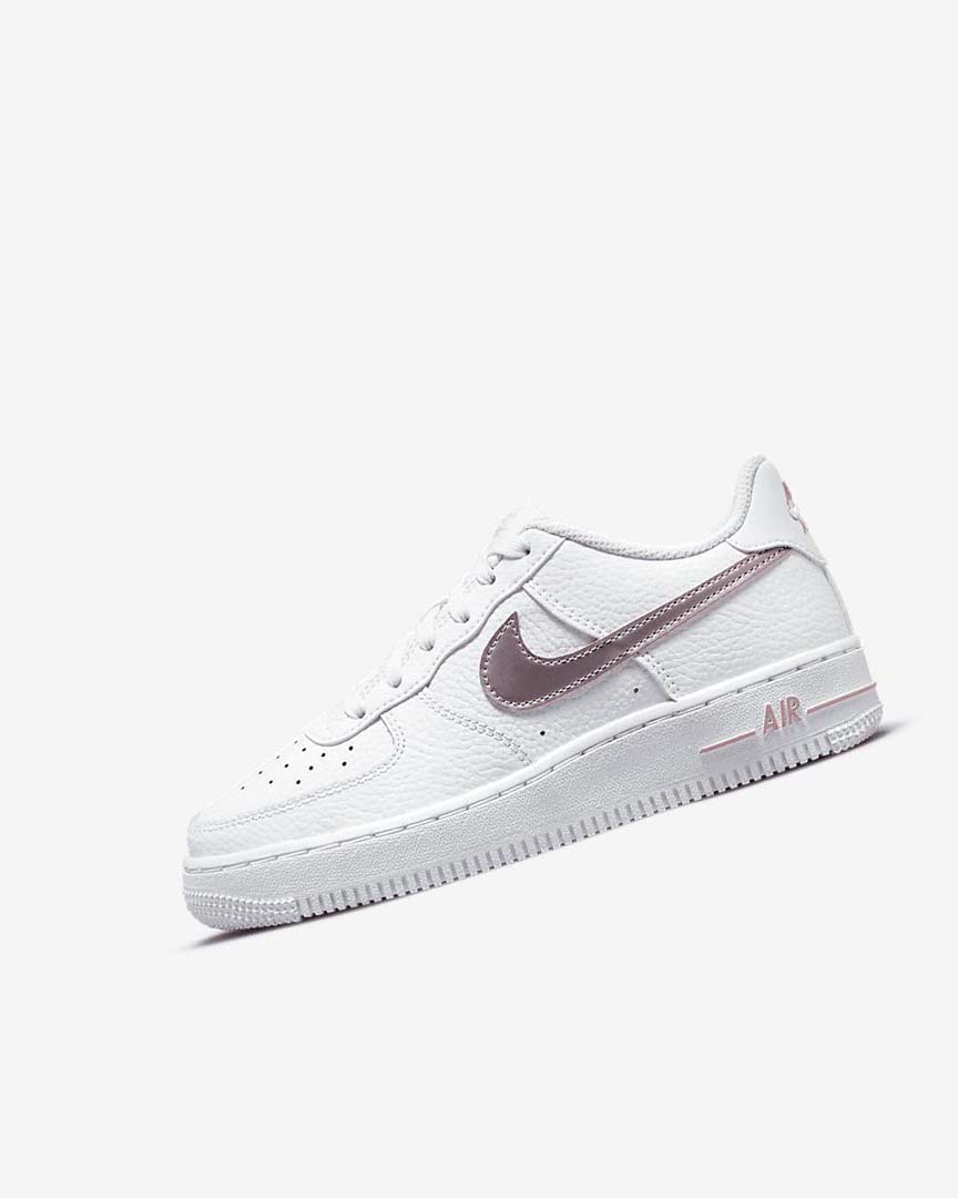 Nike Air Force 1 Joggesko Gutt Hvite Rosa | NO5222