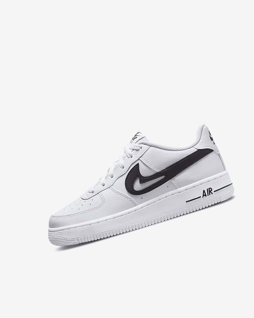 Nike Air Force 1 Joggesko Gutt Hvite Svarte | NO3038