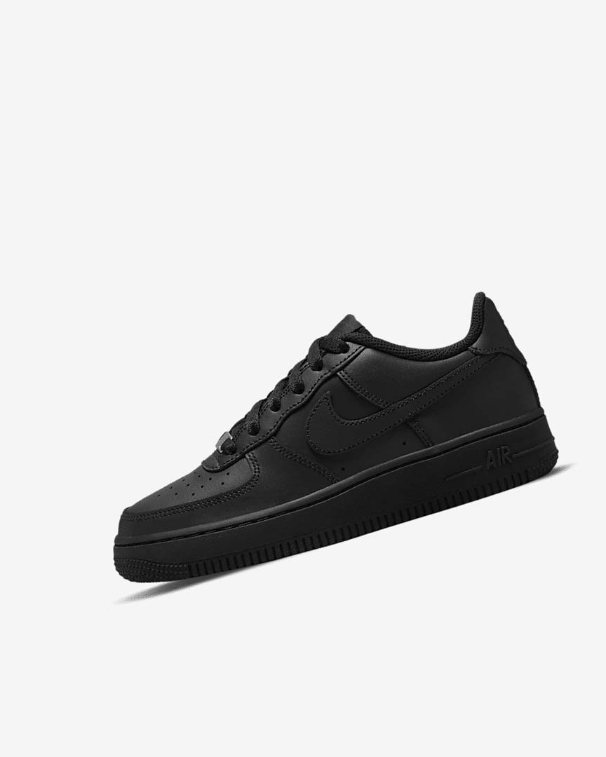 Nike Air Force 1 LE Joggesko Gutt Svarte Svarte | NO2854