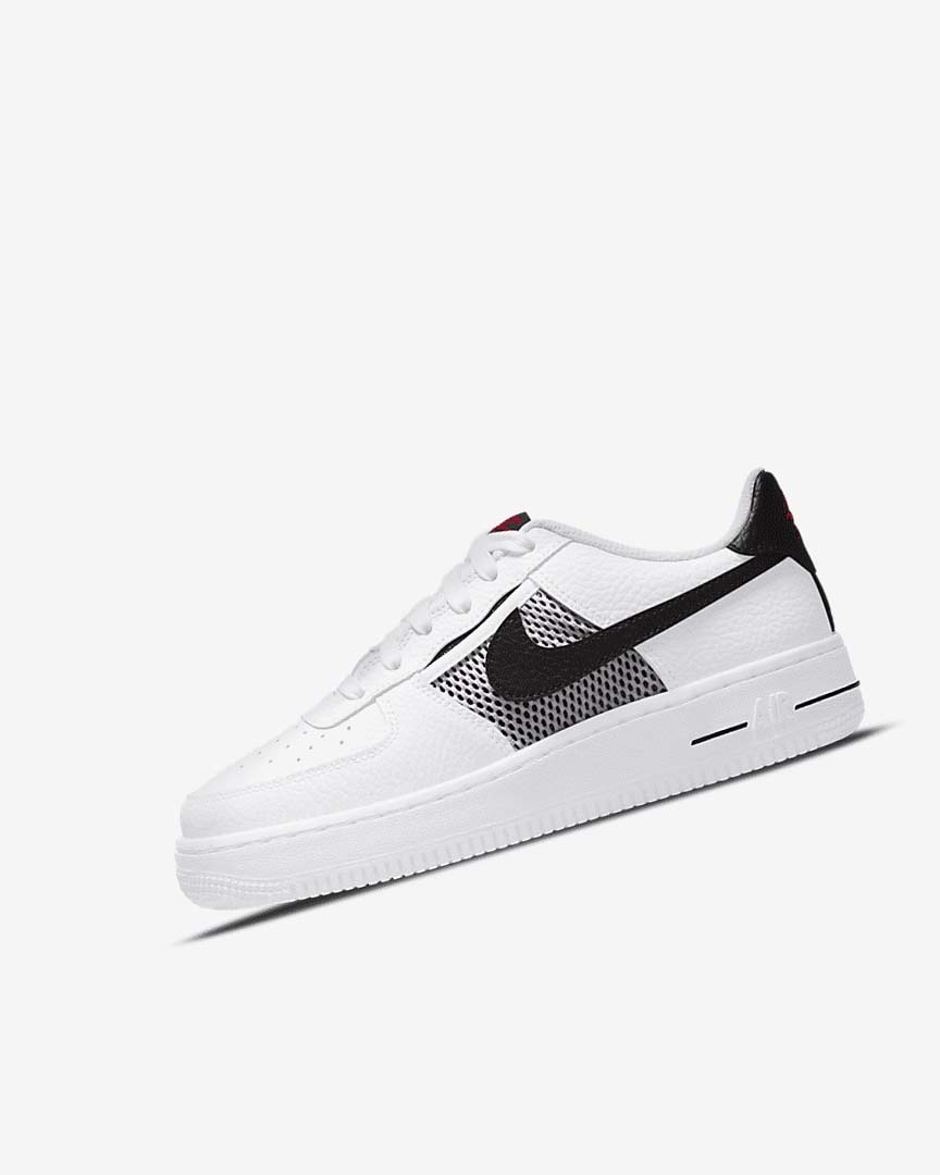 Nike Air Force 1 LV8 Joggesko Jente Hvite Rød Hvite Svarte | NO5422