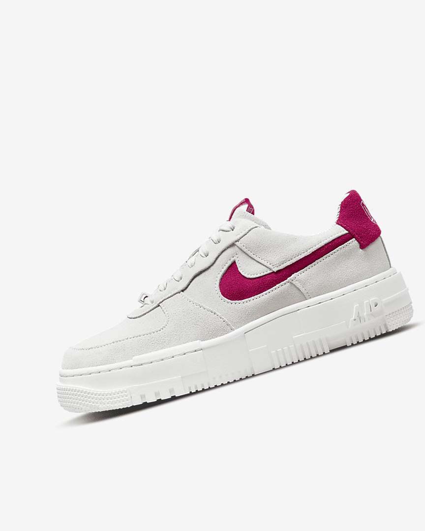 Nike Air Force 1 Pixel Joggesko Dame Hvite Hvite Hvite | NO4523