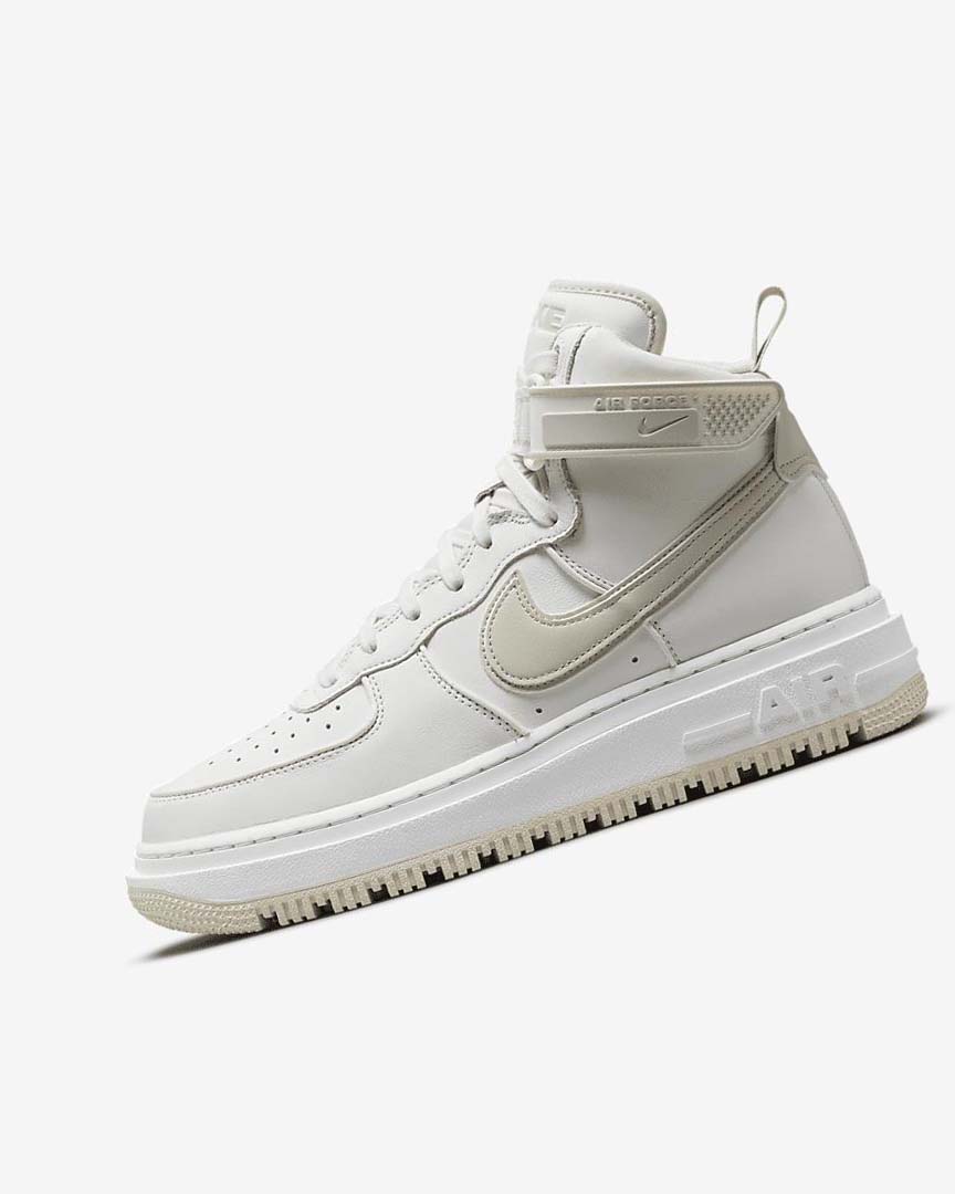 Nike Air Force 1 Støvler Herre Hvite Hvite Lyse Beige | NO2543