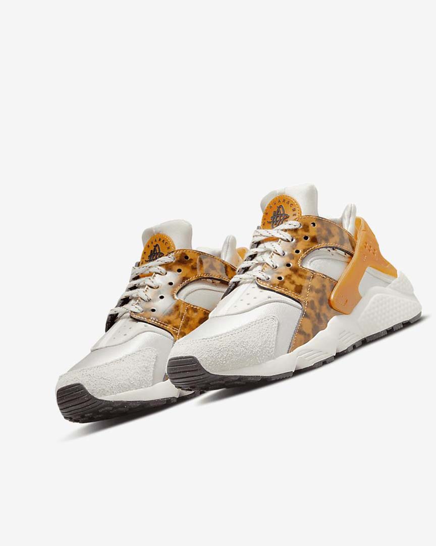 Nike Air Huarache Joggesko Dame Brune Lyse Beige Dyp Gul | NO5295