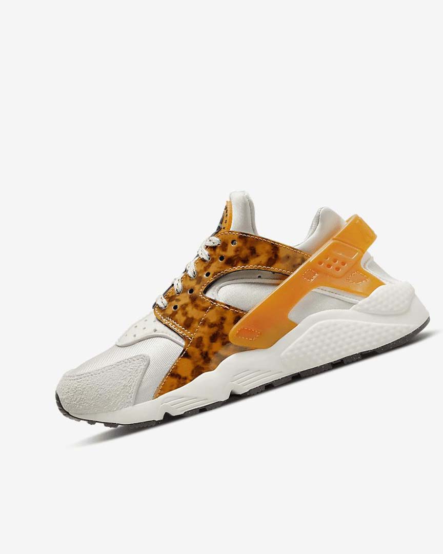 Nike Air Huarache Joggesko Dame Brune Lyse Beige Dyp Gul | NO5295