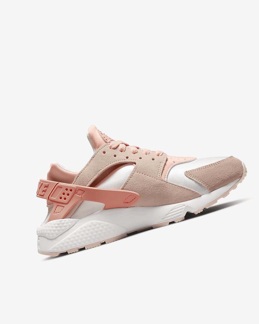 Nike Air Huarache Joggesko Dame Hvite Khaki Grå Lyse | NO2707