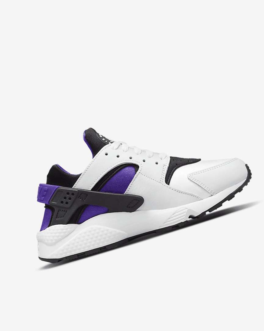 Nike Air Huarache Joggesko Dame Hvite Lilla Svarte | NO2283