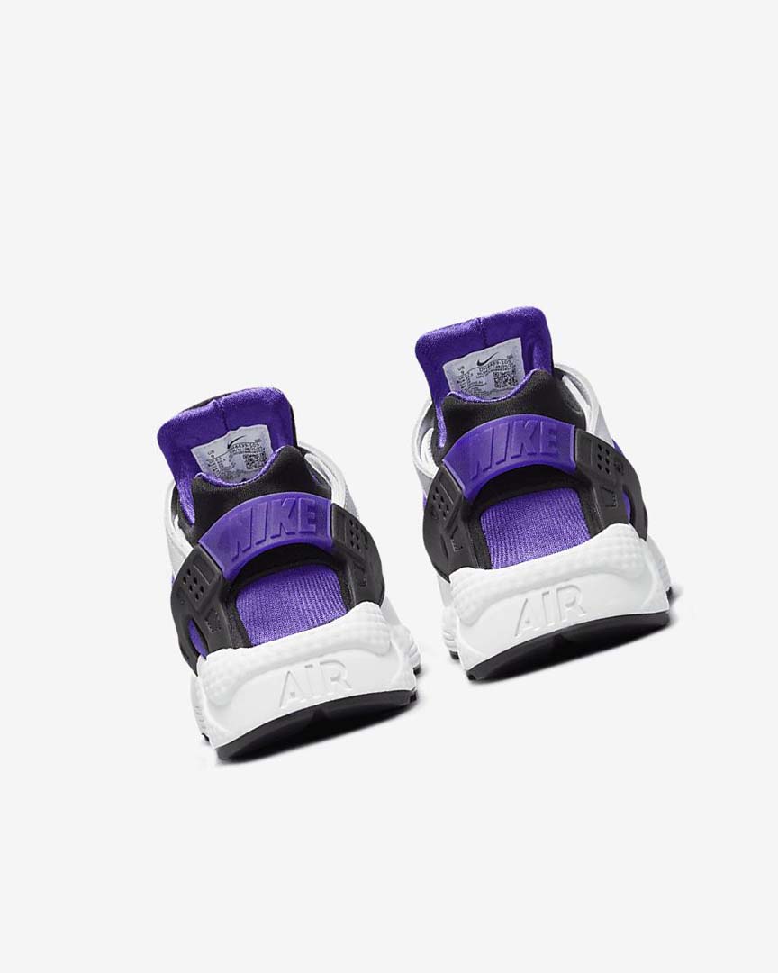 Nike Air Huarache Joggesko Dame Hvite Lilla Svarte | NO2283