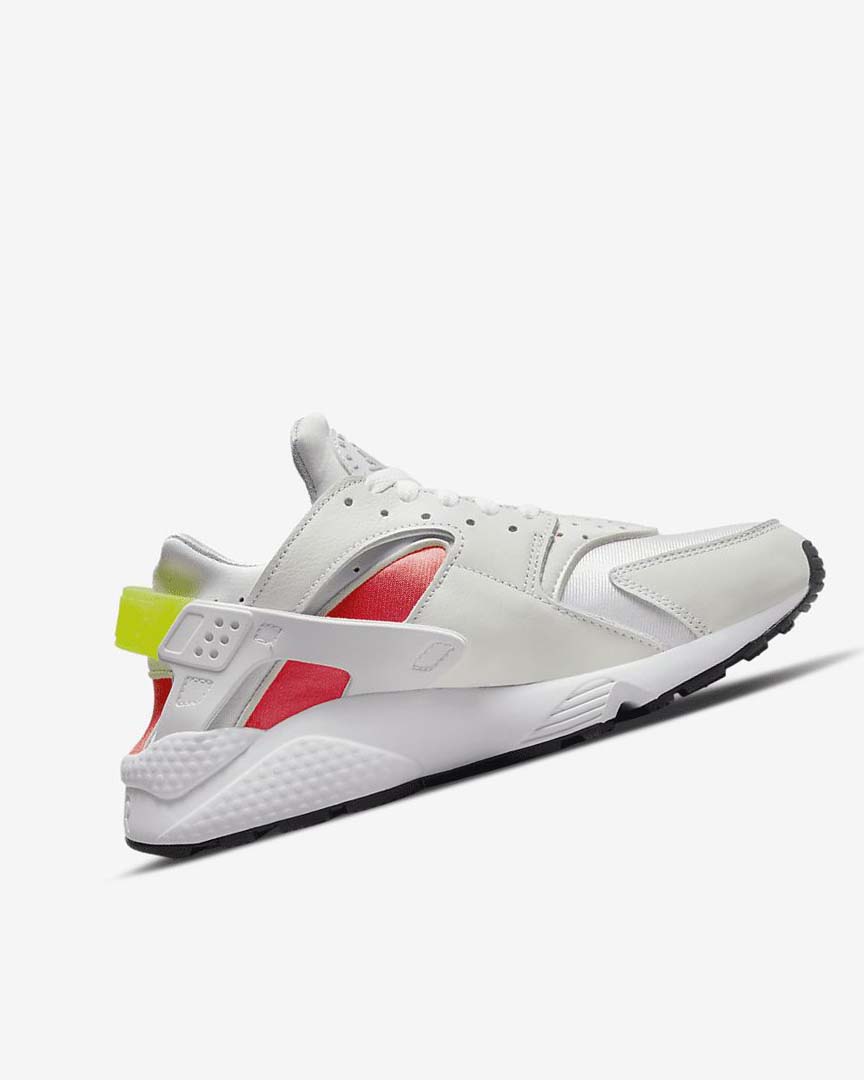 Nike Air Huarache Joggesko Dame Hvite Lyse Rød Svarte | NO2688