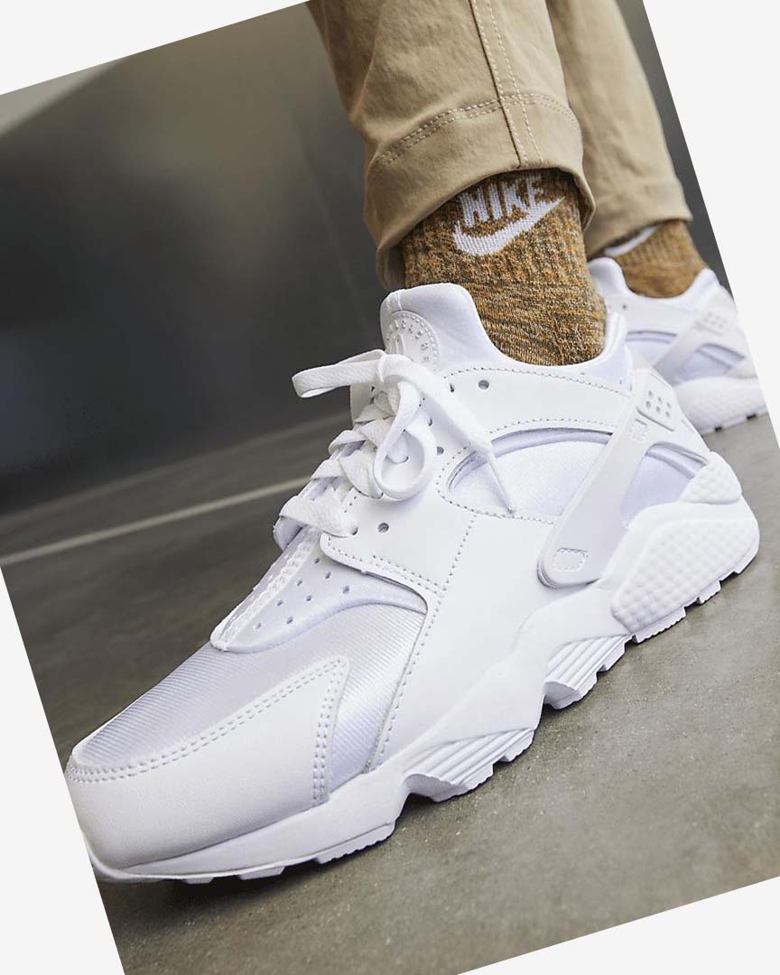 Nike Air Huarache Joggesko Dame Hvite Platina | NO4700