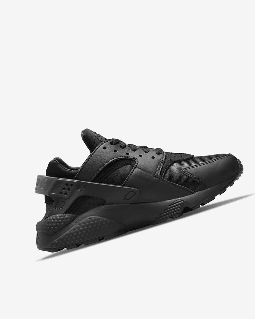 Nike Air Huarache Joggesko Dame Svarte Mørke Grå Svarte | NO2862