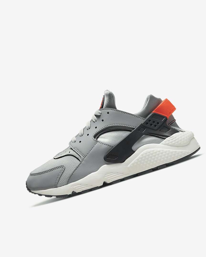 Nike Air Huarache Joggesko Herre Grå Lyse Grå Oransje | NO5034