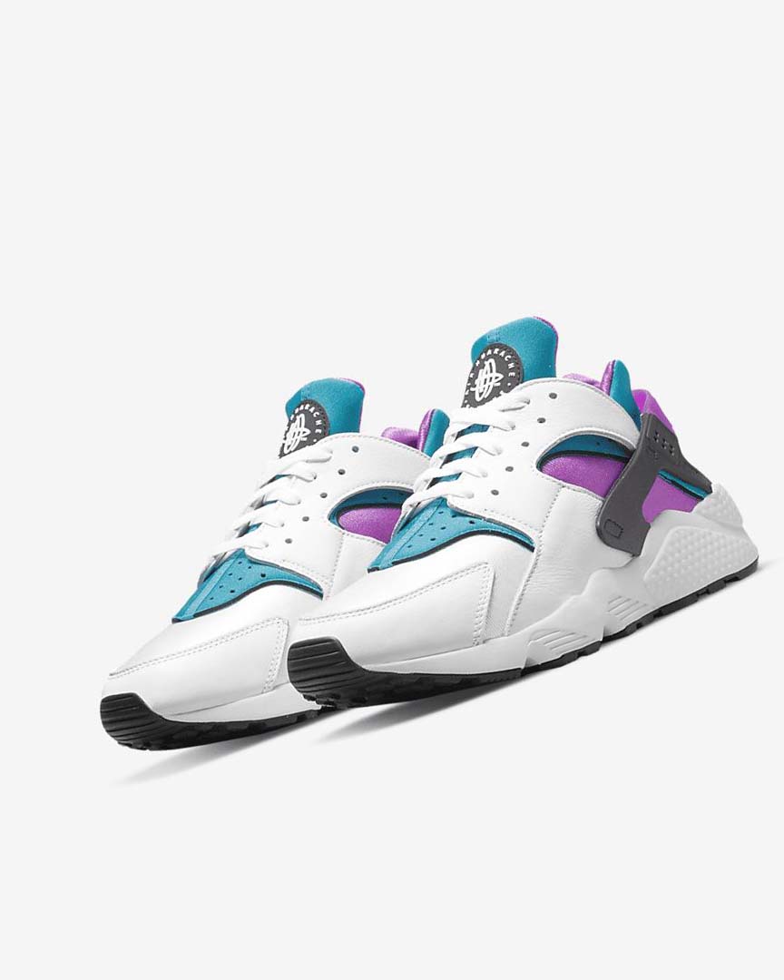 Nike Air Huarache Joggesko Herre Hvite Svarte | NO2658