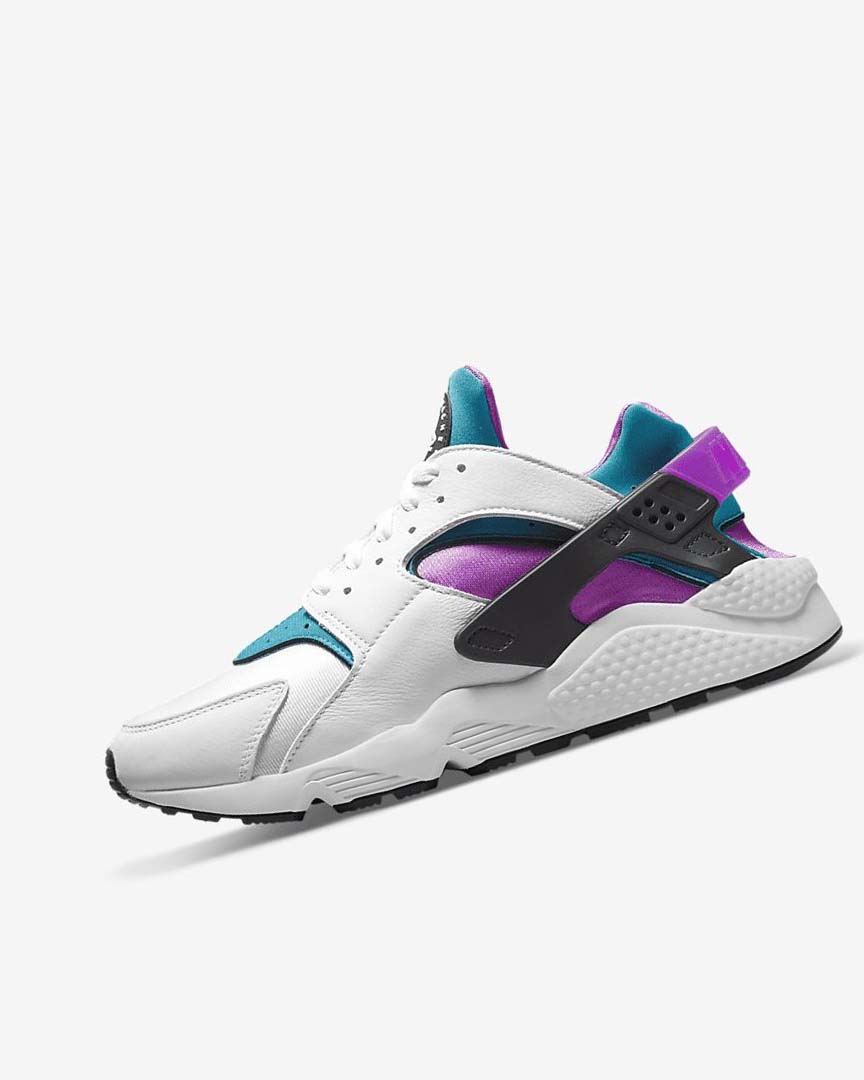 Nike Air Huarache Joggesko Herre Hvite Svarte | NO2658