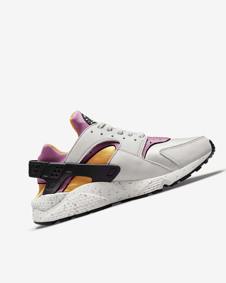 Nike Air Huarache Joggesko Herre Lyse Beige Gull Svarte Rosa | NO4868