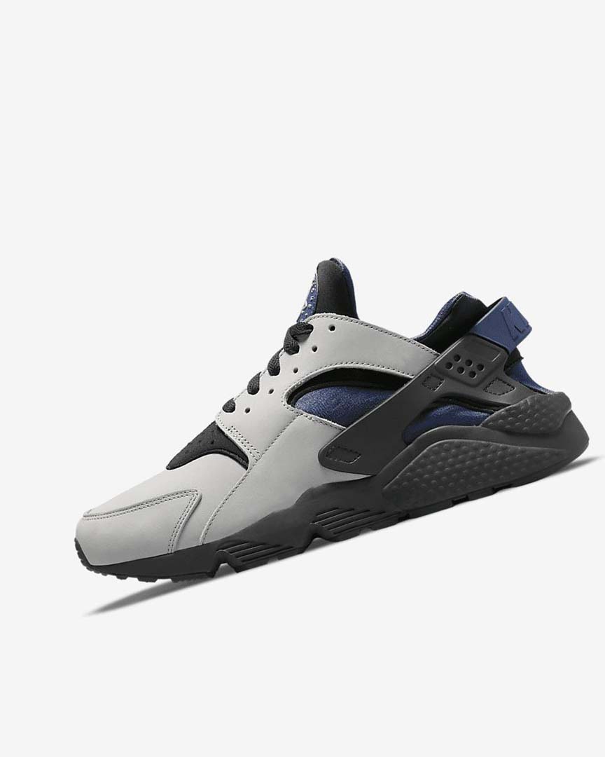 Nike Air Huarache LE Joggesko Herre Grå Svarte Marineblå | NO4822