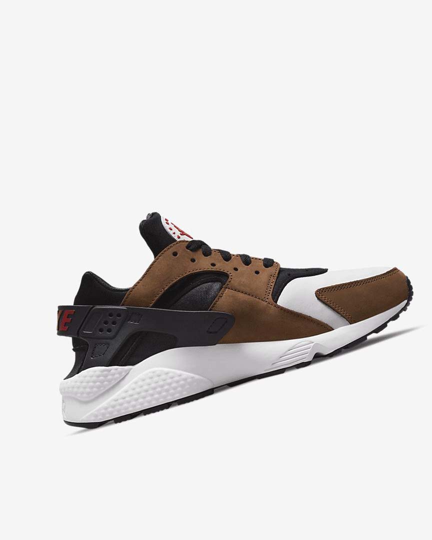 Nike Air Huarache LE Joggesko Herre Svarte Hvite Rød | NO5366