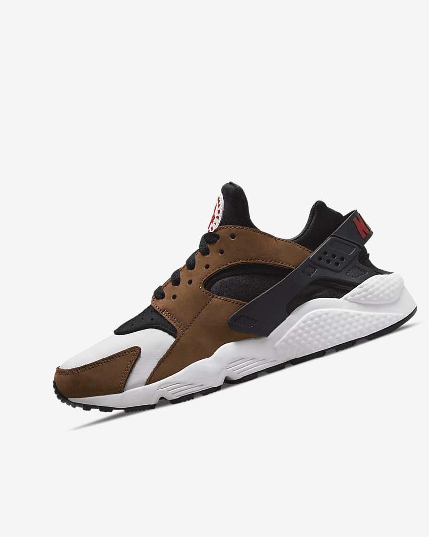 Nike Air Huarache LE Joggesko Herre Svarte Hvite Rød | NO5366