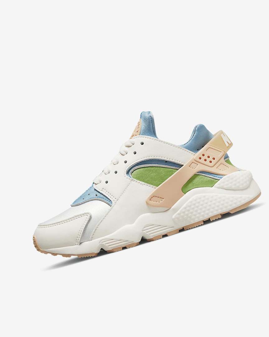 Nike Air Huarache SE Joggesko Dame Blå Grønn Oransje | NO5085