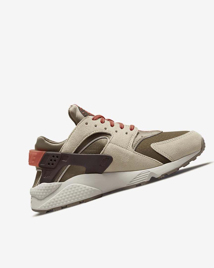 Nike Air Huarache SP Joggesko Dame Khaki Burgunder | NO5571