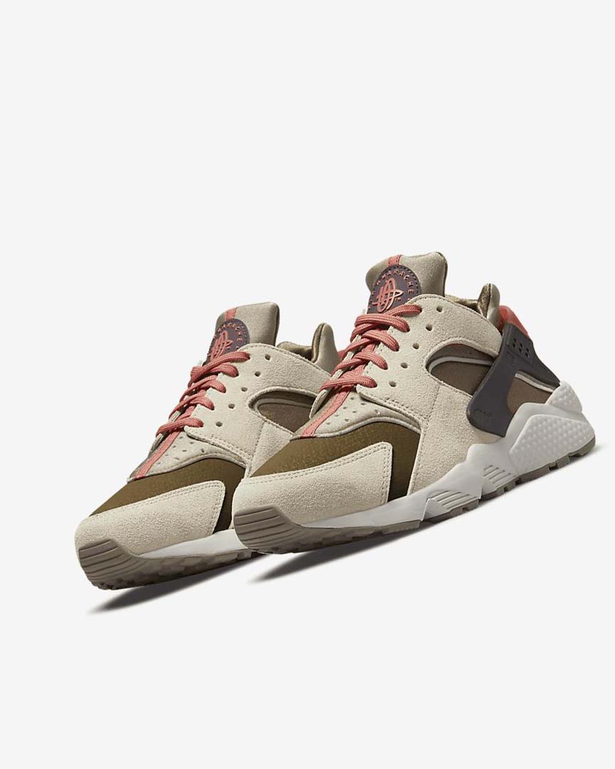 Nike Air Huarache SP Joggesko Dame Khaki Burgunder | NO5571