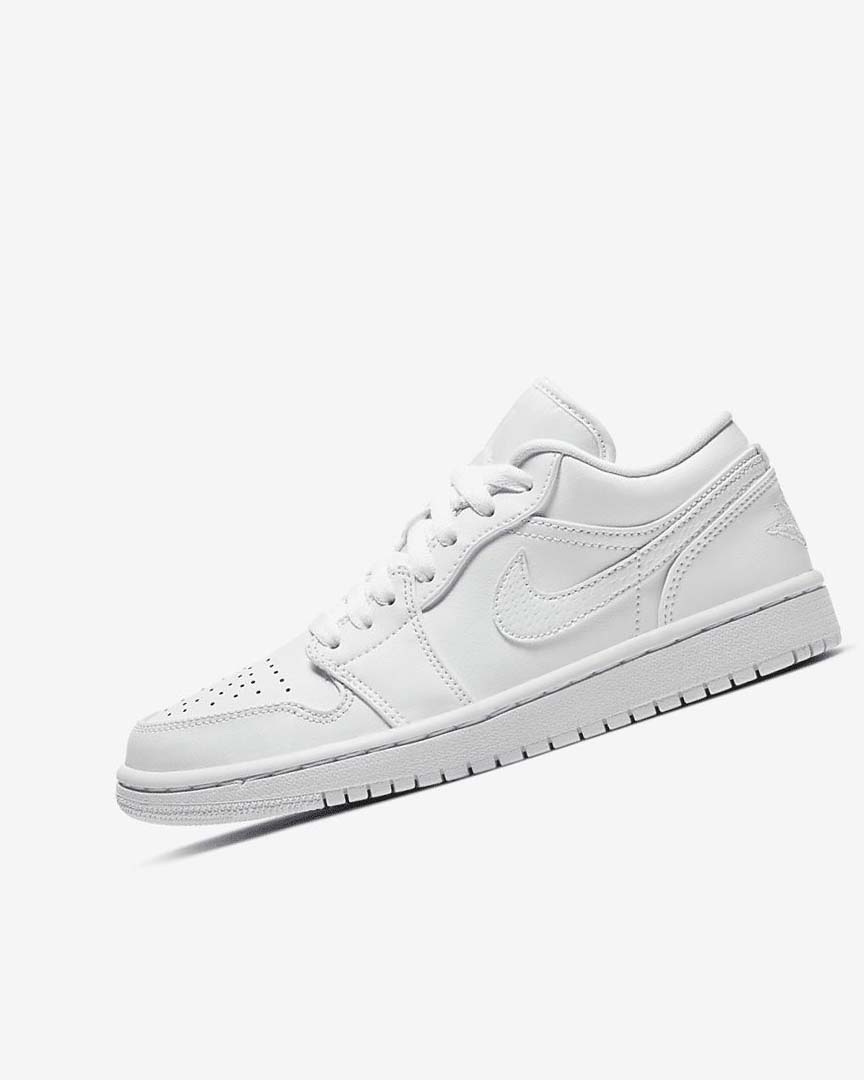 Nike Air Jordan 1 Low Joggesko Dame Hvite Hvite Hvite | NO2699