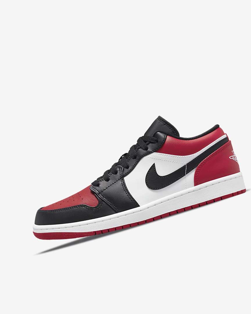 Nike Air Jordan 1 Low Joggesko Herre Rød Svarte Hvite | NO2823