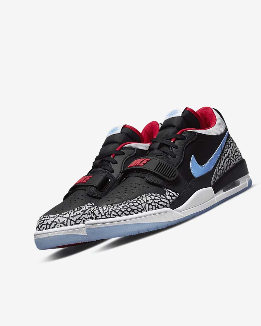 Nike Air Jordan Legacy 312 Low Basketsko Herre Svarte Blå Rød Grå | NO2648