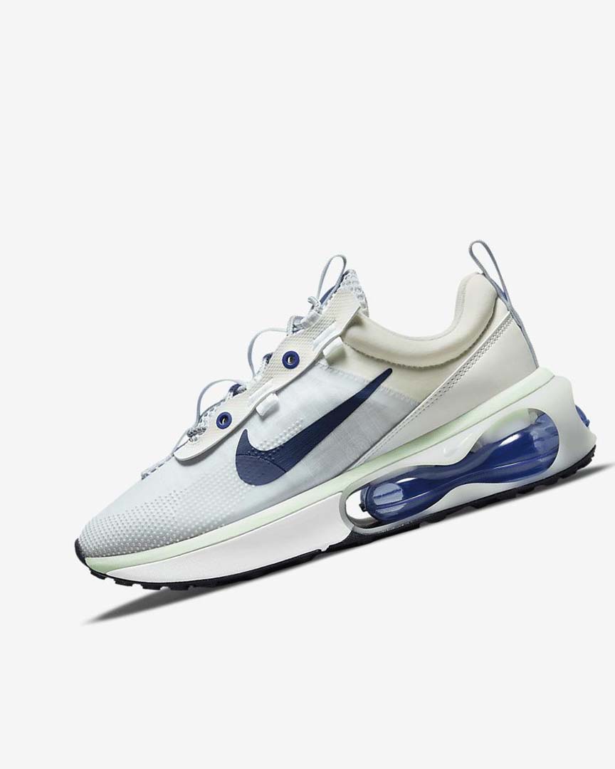 Nike Air Max 2021 Fritidssko Dame Hvite Grønn Obsidian | NO2542