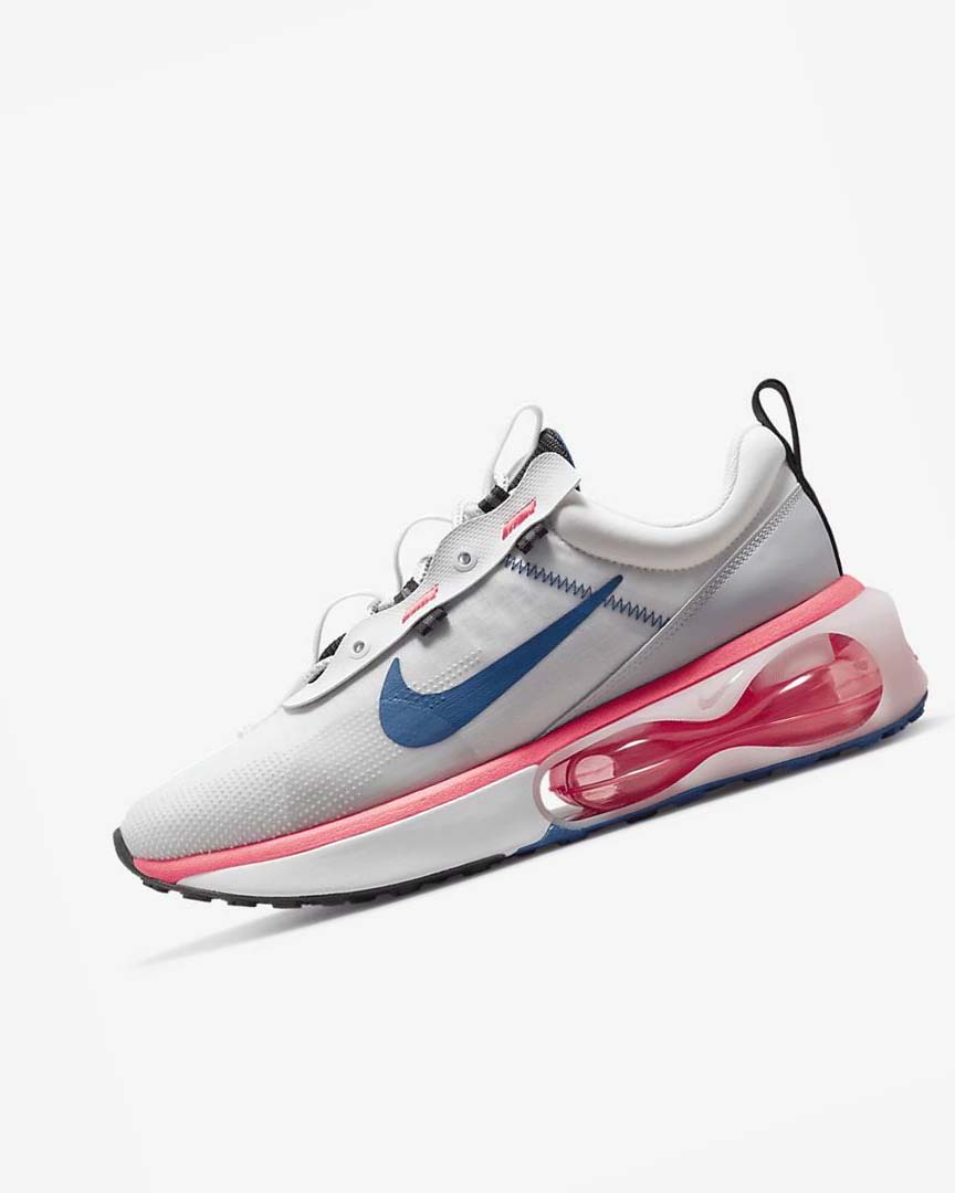 Nike Air Max 2021 Fritidssko Herre Hvite Rød Svarte Blå | NO4529