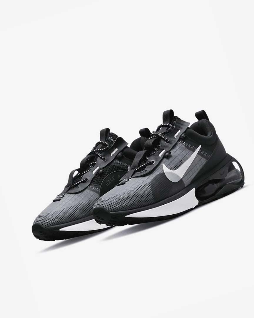 Nike Air Max 2021 Fritidssko Herre Svarte Grå Hvite | NO2747