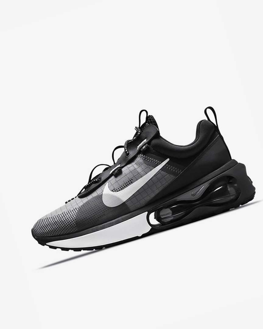 Nike Air Max 2021 Fritidssko Herre Svarte Grå Hvite | NO2747