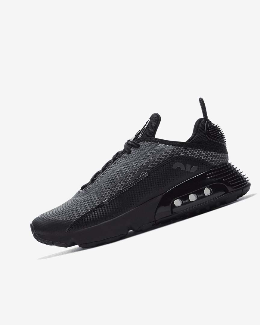 Nike Air Max 2090 Fritidssko Gutt Svarte Grå Svarte Mørke Grå | NO3037