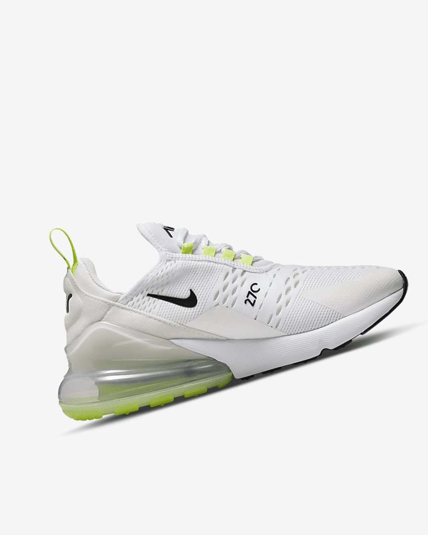 Nike Air Max 270 Fritidssko Dame Hvite Lyse Beige Grønn Svarte | NO4745