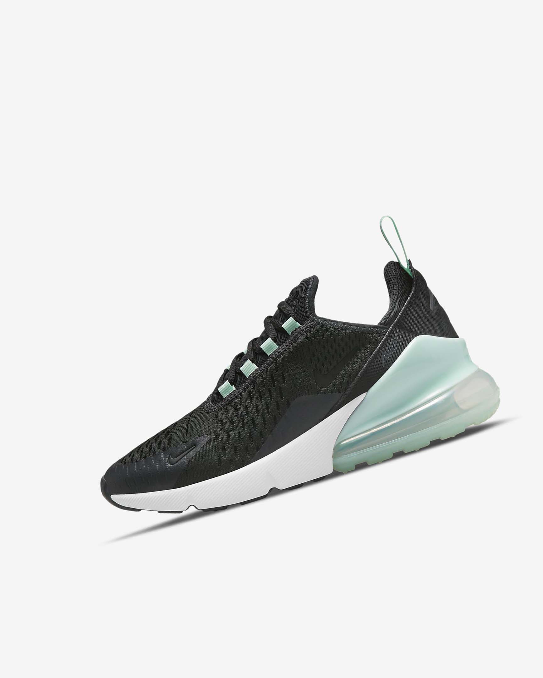 Nike Air Max 270 Fritidssko Gutt Hvite Mint Svarte | NO2304