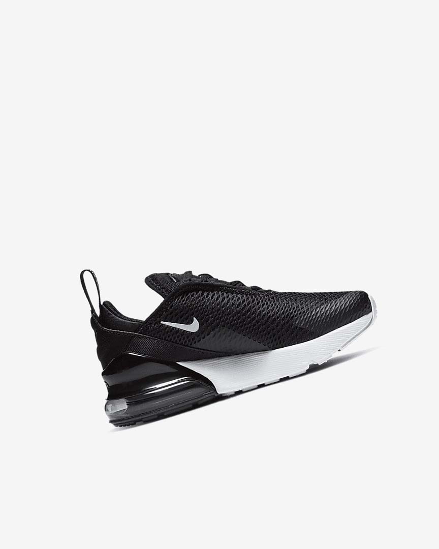 Nike Air Max 270 Fritidssko Gutt Svarte Mørke Grå Hvite | NO3139