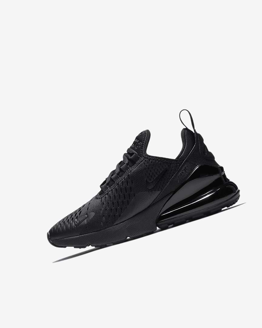 Nike Air Max 270 Fritidssko Gutt Svarte Svarte | NO5429