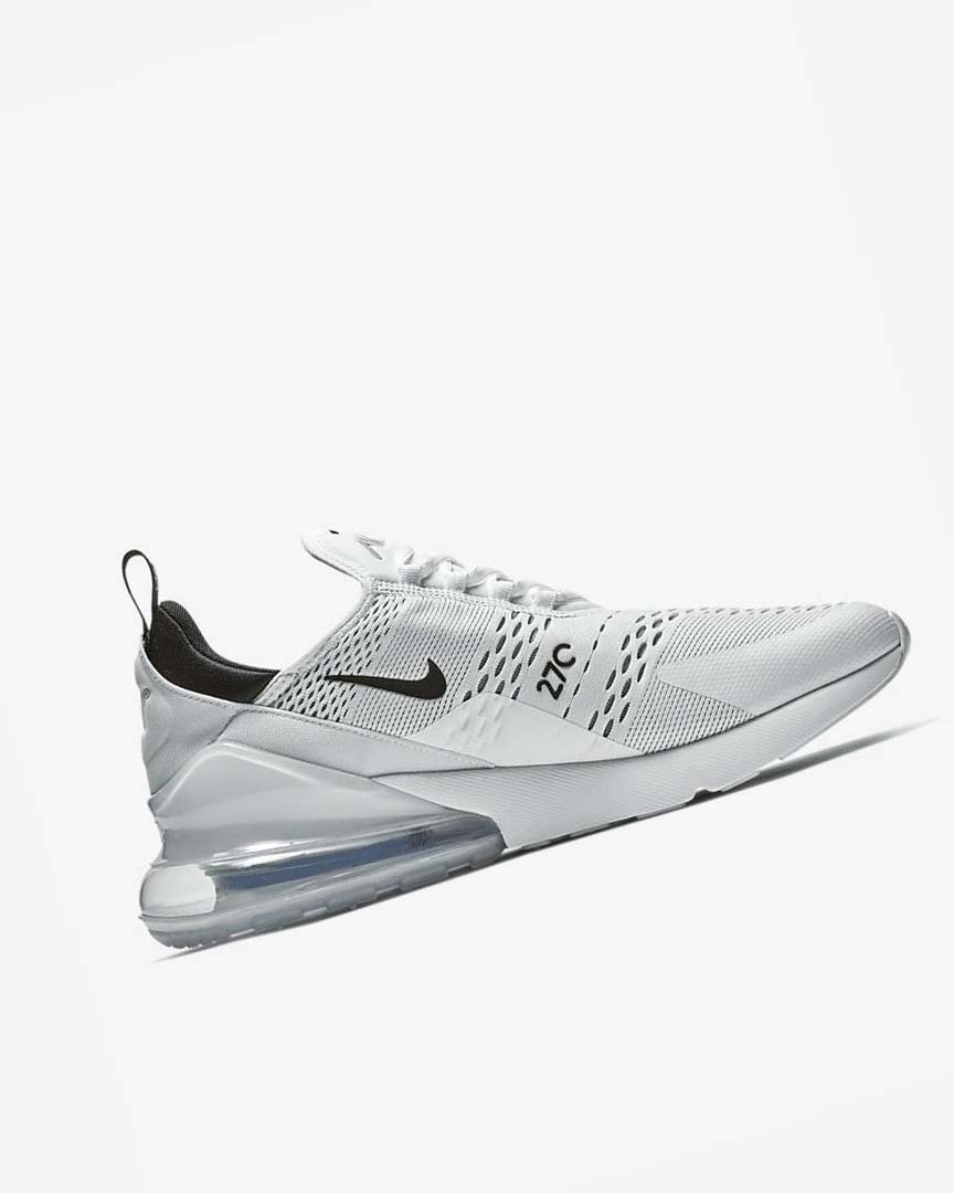 Nike Air Max 270 Fritidssko Herre Hvite Hvite Svarte | NO5334