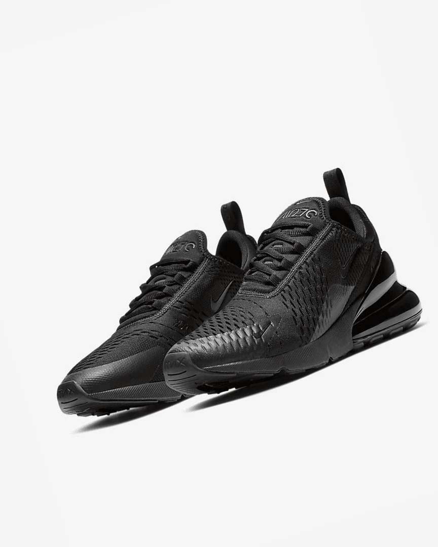 Nike Air Max 270 Fritidssko Herre Svarte Svarte Svarte | NO2232