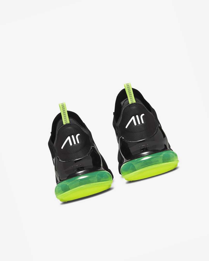 Nike Air Max 270 Fritidssko Herre Svarte Sølv Hvite | NO2417