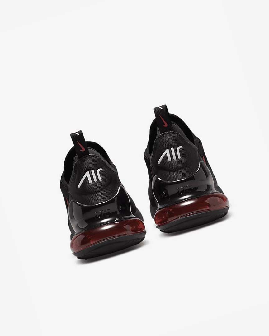 Nike Air Max 270 Fritidssko Herre Svarte Hvite Rød | NO2902