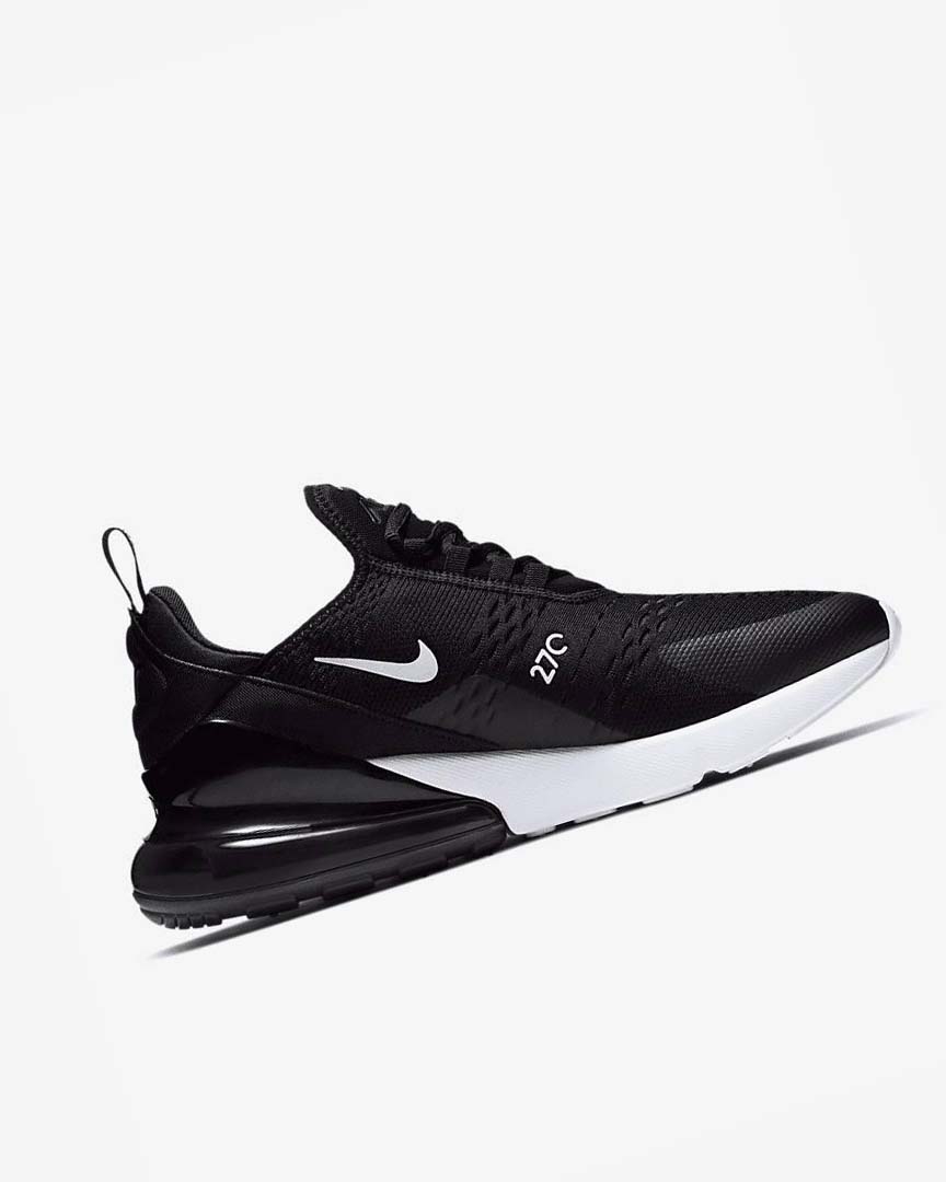 Nike Air Max 270 Fritidssko Herre Svarte Hvite Rød Mørke Grå | NO3285