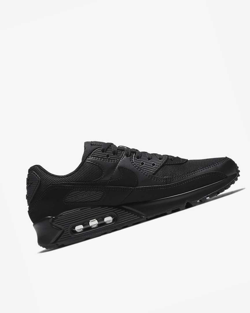 Nike Air Max 90 Fritidssko Herre Svarte Svarte Svarte Svarte | NO2533