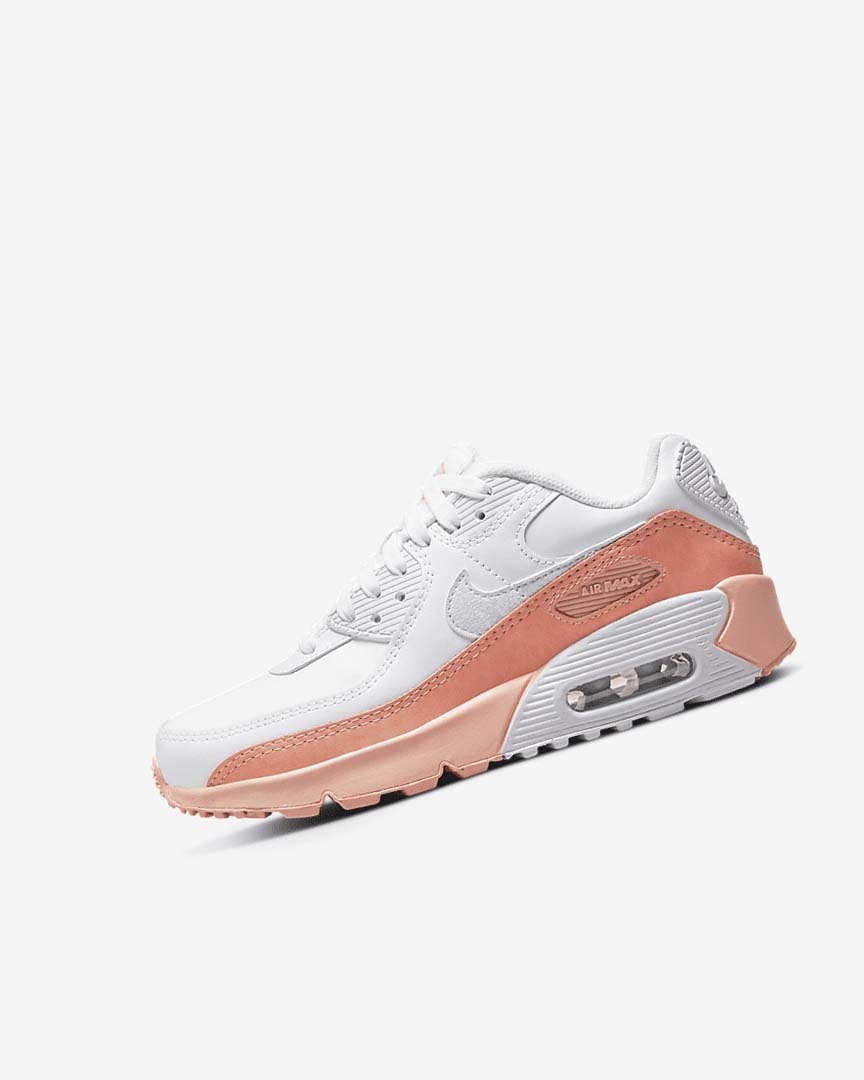 Nike Air Max 90 LTR SE Fritidssko Gutt Hvite Lyse | NO4989