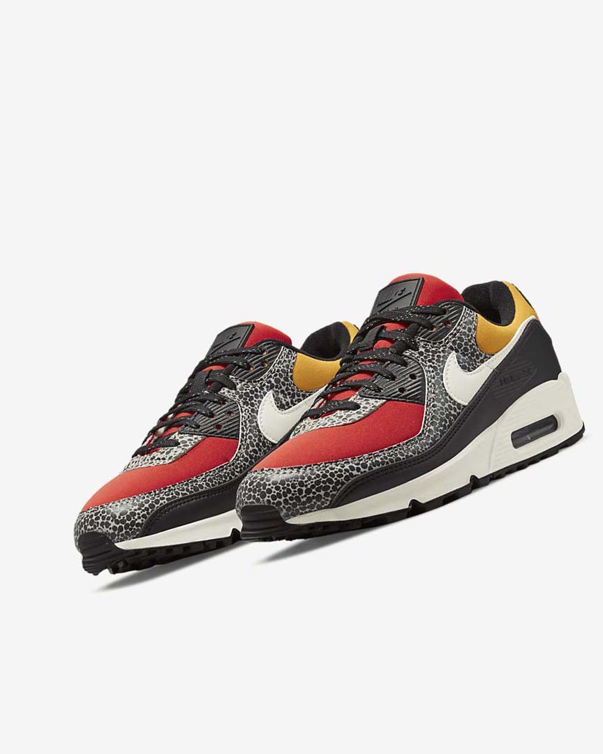 Nike Air Max 90 SE Fritidssko Dame Svarte Rød | NO2215