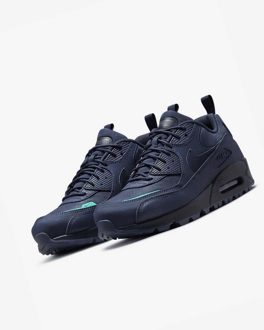 Nike Air Max 90 Surplus Joggesko Herre Marineblå Obsidian | NO5150